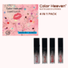 COLOR HEAVEN LIQUID LIPSTICK- 4 IN 1 PACK